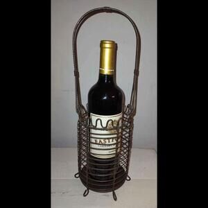 metal wine caddy, Southern living at home